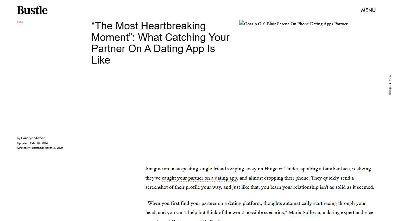 What Catching Your Partner On A Dating App Is Like, According To 3 People